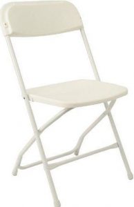 ivory fold up chair