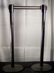 Stanchions rentals, Barricades rental, Retractable Tape Top Stanchion Rental, party rentals near me, party rentals