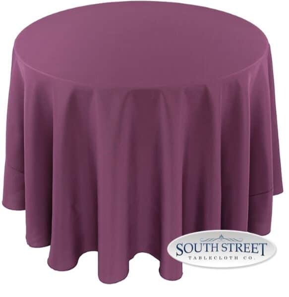 Image of Polyester Claret Table Linens