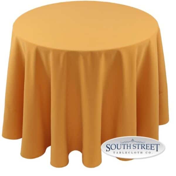 Image of Polyester Gold Table Linens