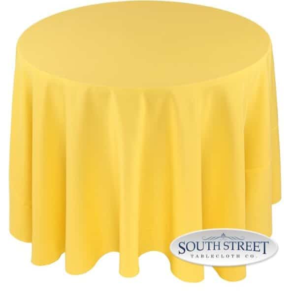 Image of Polyester Lemon Table Linens