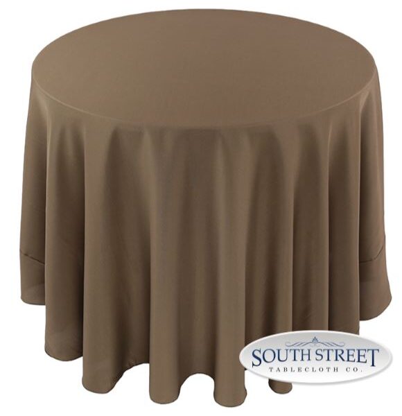 Image of Polyester Olive Table Linens