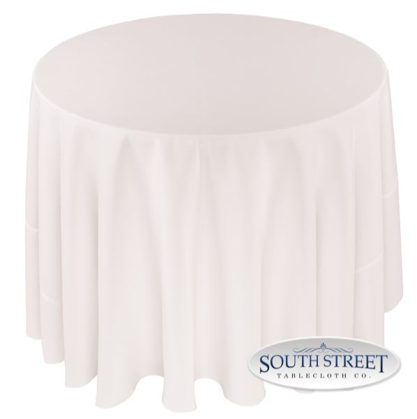 Image of Polyester White Table Linens
