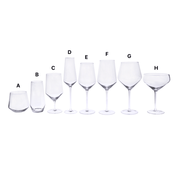 Pure Glassware - Atlas Party Rentals