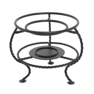 Matte Black Stand with Burner Base