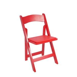 Cherry Red Folding Chair