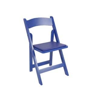 Royal Blue Padded Folding Chair