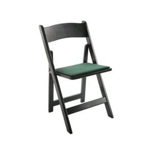 Hunter Green Padded Folding Chair