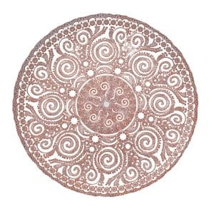 Lacey Rose Gold Charger