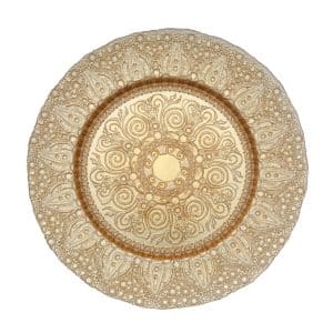 Luxe Gold Glass Charger