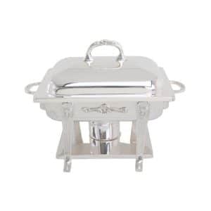 Monarch 4 Quart Rectangular Silver Chafer
