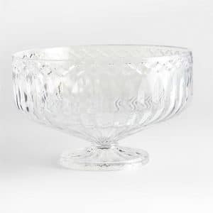 Cut Glass Punch Bowl and Champagne Bucket