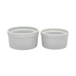 Porcelain Fluted Ramekins