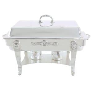 Monarch 8 Quart Rectangular Silver Chafer