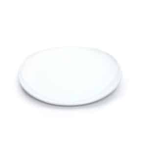 White China Round Platters