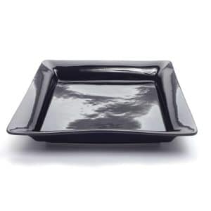 Deep Black Square Platter