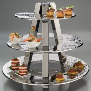 3 Tier Hammered Display Stand