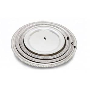 Round Silver Trays