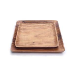 Square Wood Tray