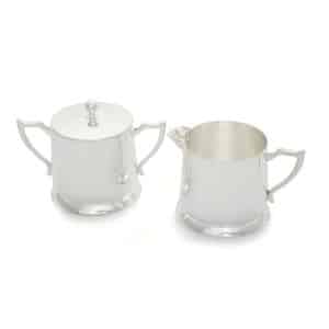 Stainless Sugar and Creamer