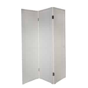White Folding Screen