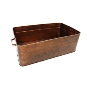 Rectangle Copper Tub