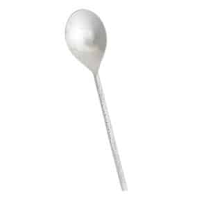 10″ Hammered Stainless Serving Spoon