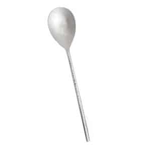 13″ Hammered Stainless Serving Spoon