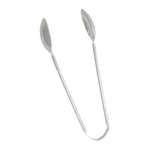 Hammered Stainless Tongs 12″L
