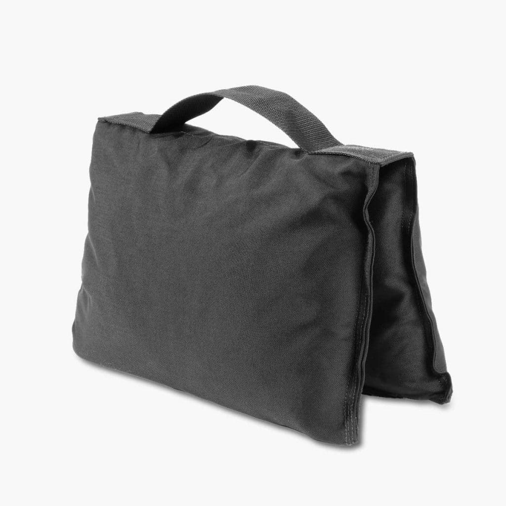 Black saddle sandbag